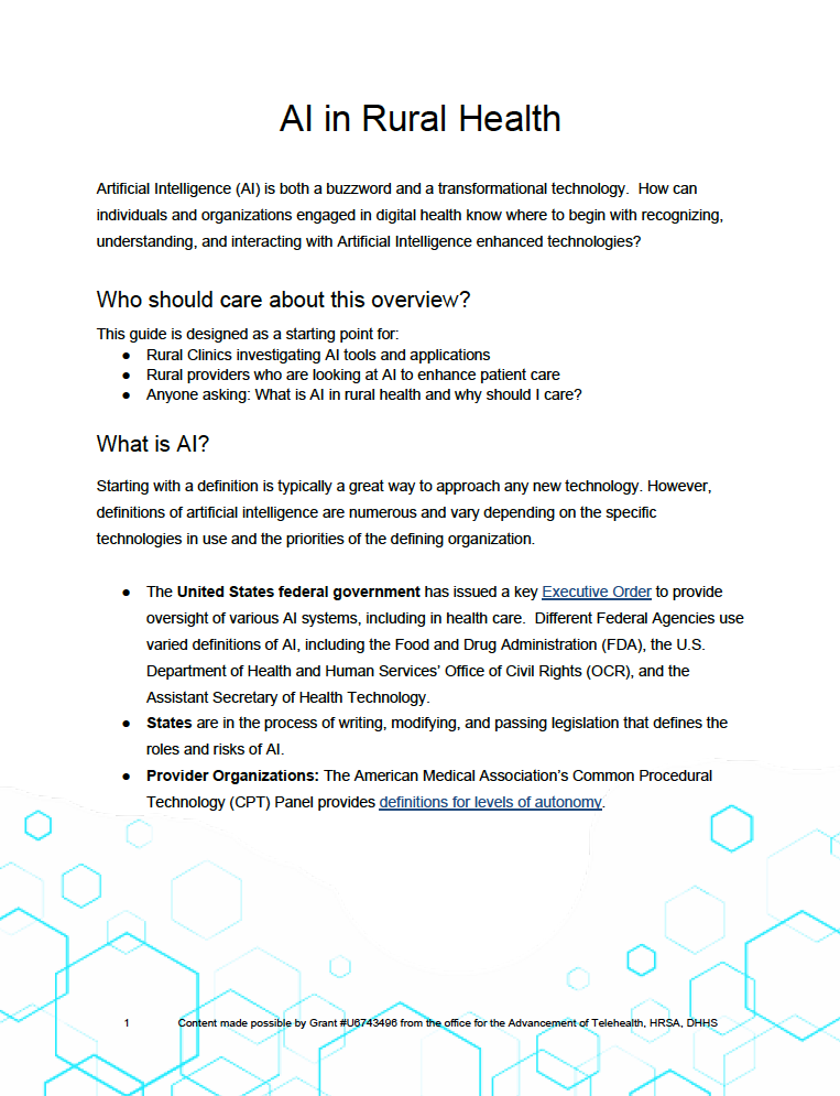 Fact Sheets Archives | National Consortium of Telehealth Resource 